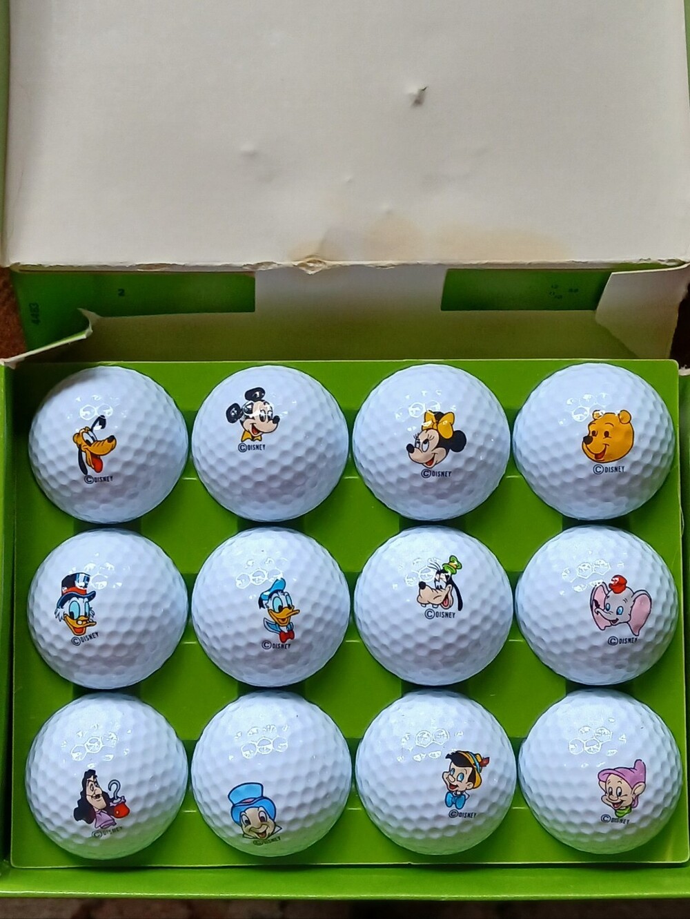 Vintage Disney Golf Ball Set